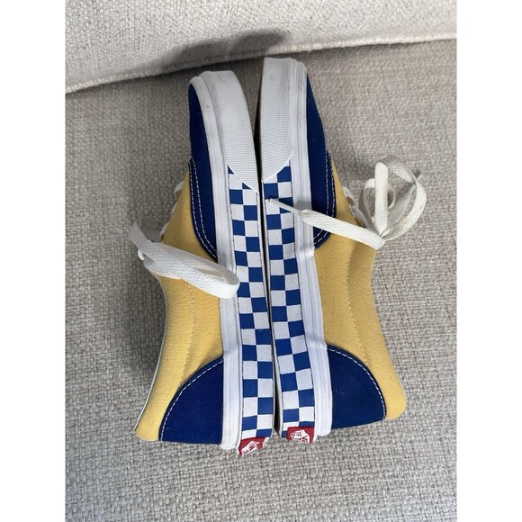 Vans Era Tartan Pack Blue Yellow White Size W6/ M4.5 Unisex 721356 - Picture 5 of 9